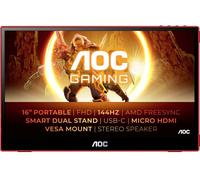 Moniteur LCD AOC 16G3 CEE E (A - G) 39.6 cm 15.6 pouces 1920 x 1080 pixels 16:9 4 ms prise casque IPS LCD