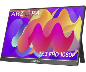 Moniteur LCD Arzopa CEE A (A - G) 43.9 cm 17.3 pouces 1920 x 1080 pixels 16:9 25 ms HDMI™, USB-C®, USB Host IPS LCD
