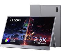 Moniteur LCD Arzopa CEE E (A - G) 40.9 cm 16.1 pouces 2560 x 1440 pixels 16:9 25 ms HDMI™, USB-C®, USB Host IPS LCD