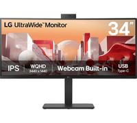 Moniteur LCD LG Electronics LG 34 34BA85QE-B Curved UWQHD HDMI DP CEE F (A - G) 86.4 cm 34 pouces 21:9 5 ms