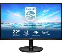 Moniteur LCD Philips V-Line 222V8LA/00 CEE E (A - G) 54.6 cm 21.5 pouces 1920 x 1080 pixels 16:9 4 ms VGA, DisplayPort, HDMI™, prise casque, Audio-Line-in VA