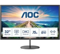 Moniteur LED AOC Q32V4 CEE F (A - G) 81.3 cm 32 pouces 2560 x 1440 pixels 16:9 4 ms HDMI™, DisplayPort, prise casque IPS LED
