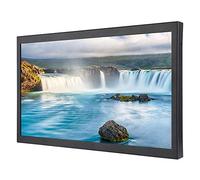 Moniteur LED, écran Tactile à Résistance, 17.3in 16: 9 All-HD 100-240V, T Moniteur Industriel Tout Métal Intégré, pour Une Entrée D'interface Complète(Noir)