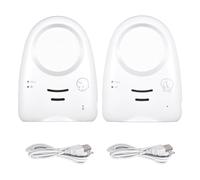 Moniteur Numérique pour bébé 2,4 GHz, Fonction Veilleuse Audio Bidirectionnelle, Portée de Transmission en Espace de 200 M, pour Un Usage Domestique