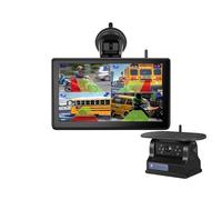 Moniteur numérique sans Fil à écran Tactile 7 Pouces, partagé avec caméra de recul Solaire 1/2/4x, attelage magnétique for Caravane(1 Camera Kit)