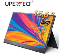 Moniteur Portable 15.6"" 4K Ultra Slim HDR IPS LCD 3840*2160 2*USB C Display EU - Uperfect 156A27