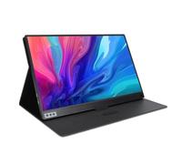 Moniteur Portable, 16,1 Pouces 1080P HD USB C, écran D'Ordinateur HDMI, Moniteur de Jeu IPS avec Couvercle, Haut-Parleur, Support Vest, pour Ordinateur Portable, Téléphone