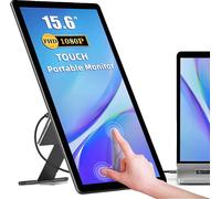Moniteur portable, écran tactile 15,6 pouces, haute résolution 1920x1080, prise UE