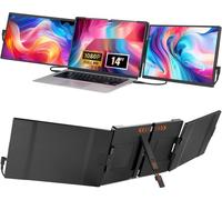 Moniteur portable HD 1080P - Extension d'écran d'ordinateur portable 355mm - Compatible 955-1055mm - Écran externe pour le bureau à domicile et les jeux vidéo