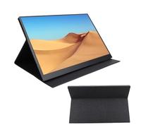 Moniteur Portable, Moniteur Jeu SRGB 4K 120Hz 16Pouces, Affichage Externe HDMI USB C Travel, 2 Haut-parleurs,étui Protection, Extension D'écran pour Ordinateur Portable/Mac/