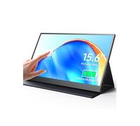 Moniteur portable tactile Full HD 15,6 pouces 1080P, batterie 4510 mAh intégrée, adapté pour ordinateur/PC/Mac/PS4/Xbox