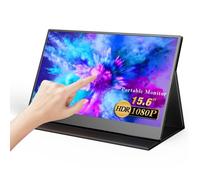 Moniteur portable UPERFECT 15.6"" 1080P Touch Screen Full HD pour Gaming PC/PHONE/SWITCH