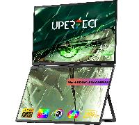 Moniteur portable UPERFECT Delta 18,5" 100 Hz, double moniteur pliable 300cd/m² UStation Δ / Delta Max - Moniteur empilé pour ordinateur portable à double écran de 18 poucesLe moniteur empilé de 18,5