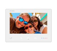 Moniteur pour interphone vidéo Hikvision 7" tactile TFT Blanc - DS-KH7300EY-WTIE2/White
