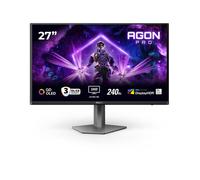 AOC Agon Pro AG276UZD - Moniteur de Jeu Plat QD OLED 27 Pouces, 240 Hz, 0,03 ms, FreeSync Prem Pro, Comp. G-Sync, réglage de la Hauteur, HDR400 (3840x2160, 2xHDMI, DisplayPort, Hub USB) Noir