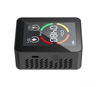 Moniteur Qualité Air pour Bureau et École Moniteur Qualité Air(black) | Mesure précise du , pour temps réel, interface simple, pour idéal maison bureau, technologie fiable