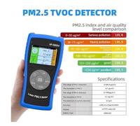 Moniteur Qualite Air, Testeur de qualité de l'air professionnel, détecteur de particules for PM2,5, industrie, décoration, environnement, HP-5800M