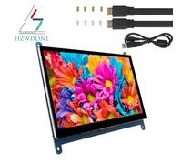 Moniteur Raspberry Pi 4/3/2/B/B +/A +, écran tactile IPS 1024x600, 7 pouces, puzzles à 5 points, lecteur HDMI gratuit pour P1 7/8/10 TN Not Touch-Cable