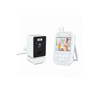 Moniteur sans fil pour bébé,Aiorber,HD 720p,vision nocturne sans lumière,communication bidirectionnelle,surveillance de la température,rappel