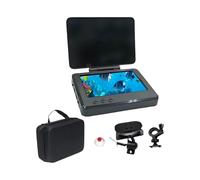 Moniteur sous-marin portable avec support réglable et vue à 195 degrés pour une observation claire des poissons