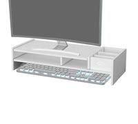 Moniteur Stand Pour Le Bureau | Organisateur De Bureau À 3 Niveaux Dispus De Travail De Papeterie De Travail De Maison D'école À Domicile