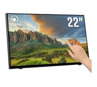 Atlantis A05-T22A-VHDM Moniteur tactile 22 pouces, écran 10 touches, Full HD 1920x1080, HDMI VGA DP, inclinable 15°-50°, verre de protection 7H, contraste 1000:1, angle 178/178, Vesa 100