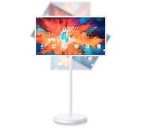 Moniteur Tactile Intelligent 21,5/24/27/32 Pouces Téléviseur Portable Android 12/13 Pouces 1080p Support pivotant à roulettes Écran Mobile sur roulettes(21.5IN,8+128GB(1080P))