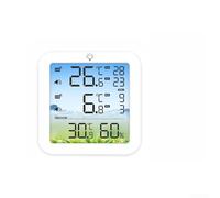 Moniteur Température Humidité Écran LCD Rétroéclairé | pour alarme sonore haute/basse, plage -40°C à 60°C, transmission fil stable, pour idéal frigo congélateur