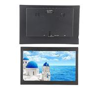 Moniteur TFT 13,3, Moniteur PC, Télévision en Circuit fermé, Caméra Vidéo et Ordinateur (HDMI, VGA, AV, USB, 16: 9,1920x1080,400CD/㎡, 1000: 1) (Prise UE)