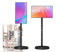Moniteur TV intelligent portable avec écran tactile, résolution 1080p, support Google Store, rotation pivotante, partage de projections multiples, idéal pour la maison et le bureau