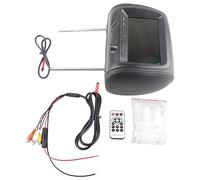 Moniteur Universel pour appuie-tête de Voiture de 7 Pouces, Lecteur multimédia vidéo MP5, résolution d'écran Haute définition 800 x 480 et luminosité réglable pour Les Voyages (Noire)