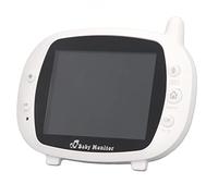 Moniteur Vidéo pour bébé avec Appareil Photo Numérique, Moniteur Vidéo LCD à Conversation Bidirectionnelle, TransmissionFil 2,4 G, Surveillance de la Température, avec (Prise UE)