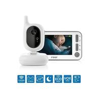 Reer Babyphone vidéo Babycam L – Écran TFT 4,3 pouces, Blanc, 1 unité