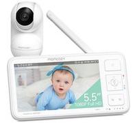 Moniteur video pour bebe Momcozy BM03 5,5 pouces Blanc A