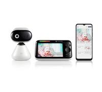 Moniteur vidéo pour bébé Motorola Nursery PIP1500 Connect 5,0" avec Wi-FI, Vision Nocturne Infrarouge, Communication bidirectionnelle et Surveillance de la température - Connexion Full HD 1080p
