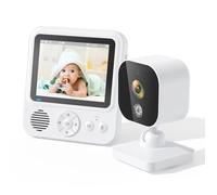 Moniteur vidéo sans fil pour bébé PIMPIMSKY, écran de surveillance vidéo domestique, caméra sans fil 2,4 GHz, 2,8 pouces