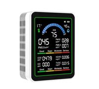 Moniteurs d'air, détecte les PM2,5, CO2, PM10, PM 1,0, formaldéhyde, TVOC, moniteur de température et d'humidité en intérieur