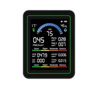 Moniteurs d'air intérieur, PPM2.5, PM10, CO2, TVOC, HCHO, détecteurs d'humidité et de température grand écran testeur d'air pour la maison