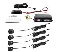 Moniteurs d'angle Mort Parktronic Automatiques pour Voitures 12V Système Détection De Buzzer Capteur Stationnement Systèmes Radar Recul Capteur Recul Auto(Black)