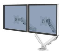 Fellowes Support d'écran double Eppa 9683501 articulé pour 2 moniteurs jusqu'à 40" Blanc