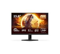 AOC Écran PC Gaming 24G4ZRE 23,8" Full HD 240 Hz Noir et Rouge