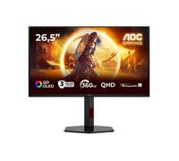 AOC G4 Q27G4SDR écran plat de PC 67,3 cm (26.5") 2560 x 1440 pixels Quad HD QD-OLED Noir, Rouge