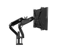 Monitor Arms Dual Monitor Desk Mount Stand Height Adjustable Monitor Stand Tilt Rotation Arm Desk Mount Fits 17" to 32" Screens with C- Clamp and Grommet Base Monitor Accessories (Style : B) (C)