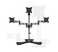 Monitor Arms Triple Monitor Stand Mount 15"-27" Aluminum Alloy Monitor Desk Mount Height Adjustable VESA Bracket Holds Up to 15.4lbs 3 Installation Methods Monitor Accessories (Style : C) (A)