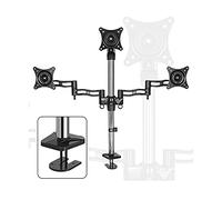 Monitor Arms Triple Monitor Stand Mount 15"-27" Aluminum Alloy Monitor Desk Mount Height Adjustable VESA Bracket Holds Up to 15.4lbs 3 Installation Methods Monitor Accessories (Style : C) (B)