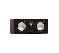Monitor Audio Haut-Parleur Central Fin Bronze 7G, Haut-Parleur bidirectionnel, Deux Pilotes Audio de 15,2 cm, Dialogue Clair conçu pour l'audio Home cinéma, la Musique, Les Jeux, Noyer