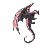 Monitor Desk Decor, Dragon Fidget Figure, 3D Printed Animal, Creative Computer Ornament, Unique Display Accessory, Fantasy Sculpture, for Screen Dashboard Home Cabinet Playroom Car Interior 10×10.5cm