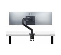 StarTech.com Support de Bureau pour Écrans Incurvés Jusqu'à 49" 32:9 Ultrawide, Bras à Ressort, Pince en C/Oeillet, Max 20kg