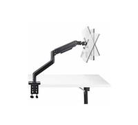 StarTech.com Support de Bureau pour Écrans Incurvés Jusqu'à 49" 32:9 Ultrawide, Bras à Ressort, Pince en C/Oeillet, Max 20kg