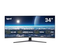 iggual Écran plat de PC IGG319543 34" (86,4 cm) 3440 x 1440 Wide Quad HD LED Noir